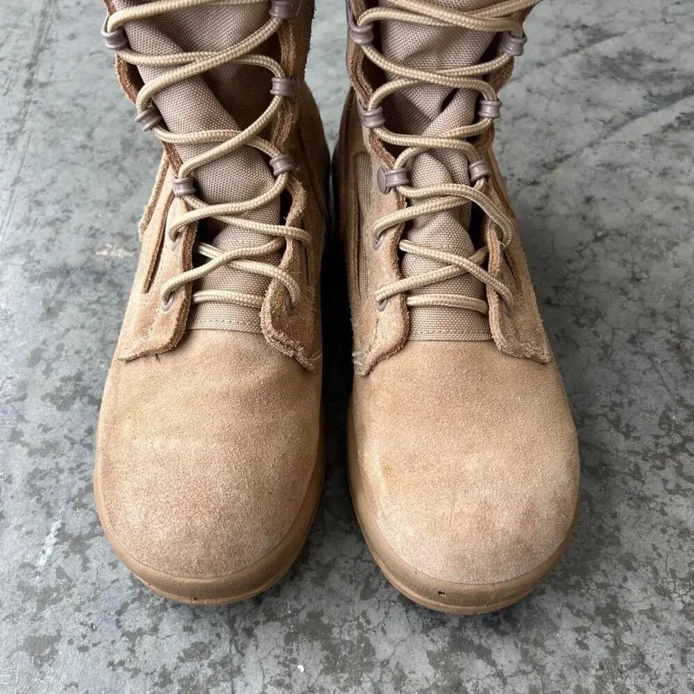Belleville tan suede